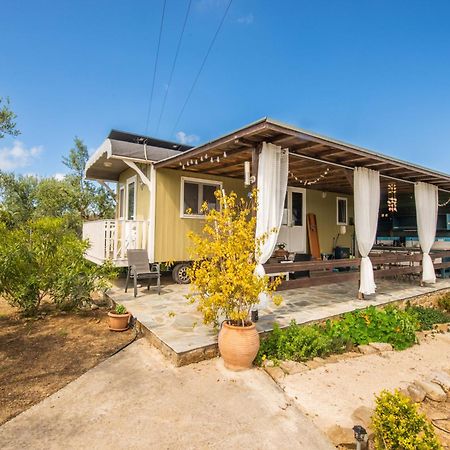 Hakuna Matata Holidays Wooden Lodge With Airco & Pool In Greek Olive Grove Modon Exterior foto
