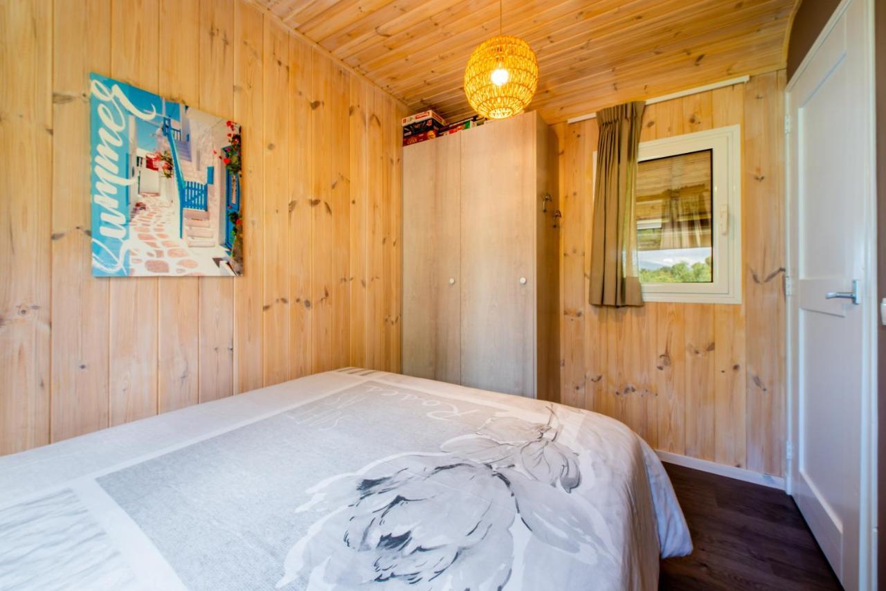 Hakuna Matata Holidays Wooden Lodge With Airco & Pool In Greek Olive Grove Modon Exterior foto